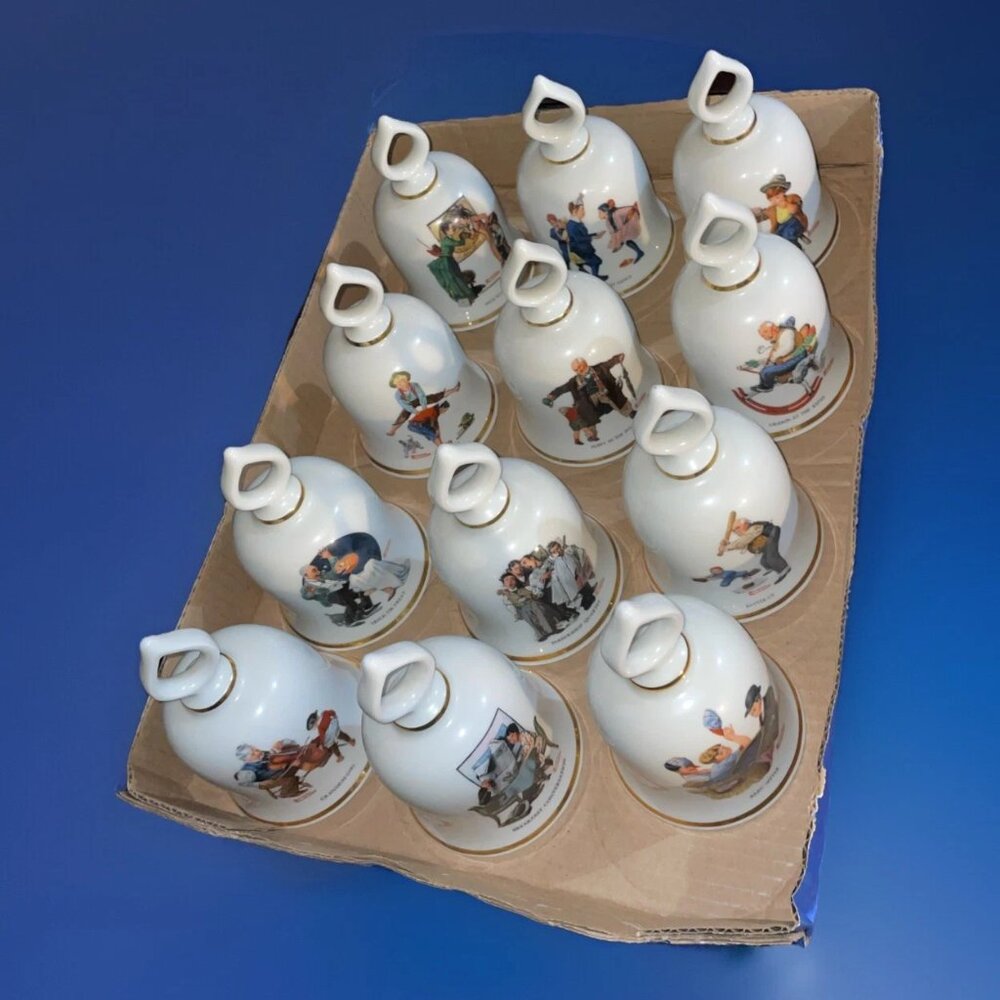 The wonderful world of Norman Rockwell— 12 limited edition bells 1979